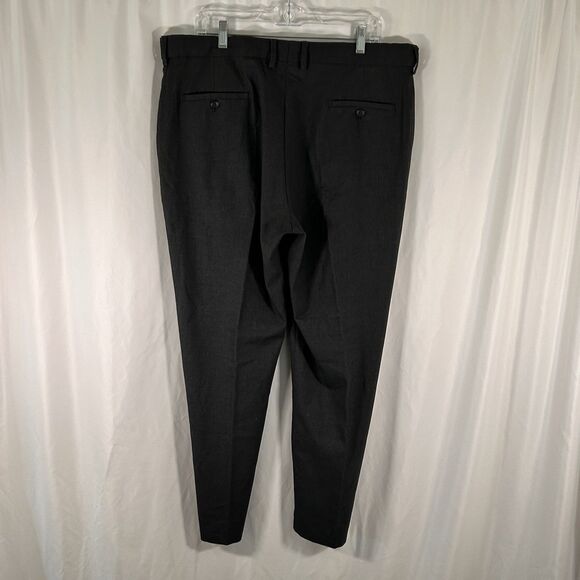 Johnston Murphy Dress Pants Men's 38x30 Grey Regular Fit Stretch Waist - Picture 5 of 9